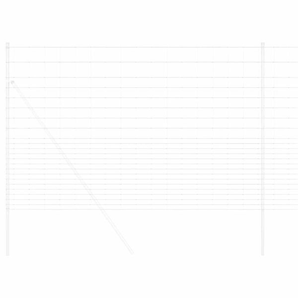 vidaXL Pastiersky plot Strieborn&aacute; 25 x 1,6 m Pozinkovan&aacute; oceľ