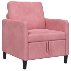 vidaXL Sofa s &uacute;ložn&yacute;m priestorom Ružov&aacute; 72 x 78 x 87 cm Polyester