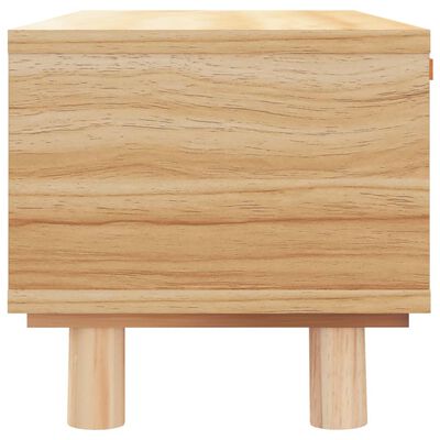vidaXL Konferenčný stolík hnedý 80x40x30 cm spracov. drevo a borovica