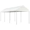 vidaXL Alt&aacute;nok so strechou, biely 6,69x2,28x2,69 m, polyetyl&eacute;n