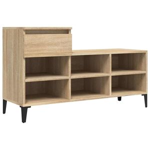 vidaXL Botn&iacute;k dub sonoma 102x36x60 cm spracovan&eacute; drevo