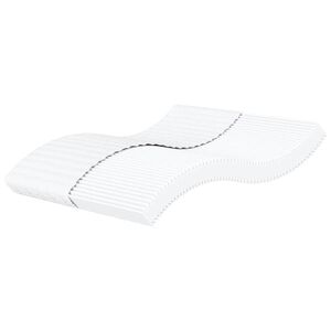 vidaXL Penov&yacute; matrac biely 200x210 cm tvrdosť H2 H3