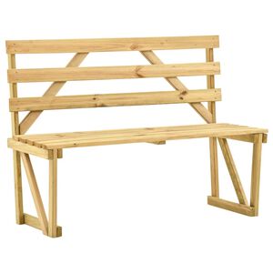 vidaXL Z&aacute;hradn&aacute; lavička 120 cm impregnovan&aacute; borovica