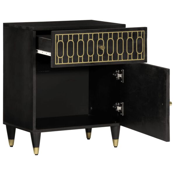 vidaXL Nočný stolík 50x33x60 cm, mangový masív