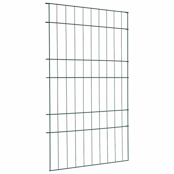 vidaXL Sada plotu pre rybn&iacute;k 8 pcs Zelen&aacute; 50 x 80 cm Oceľ