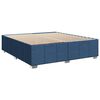 vidaXL Boxspring posteľ s matracom modr&aacute; 200x200 cm l&aacute;tka