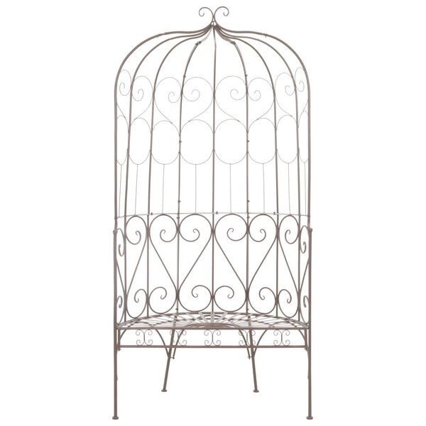 vidaXL Z&aacute;hradn&aacute; lavička 95 cm železo starožitn&aacute; hned&aacute;