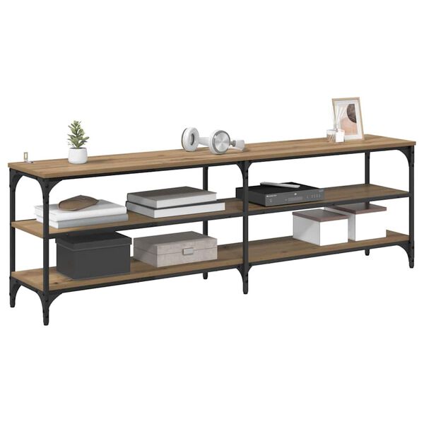 vidaXL TV skrinka Remeseln&yacute; dub 160 x 30 x 50 cm