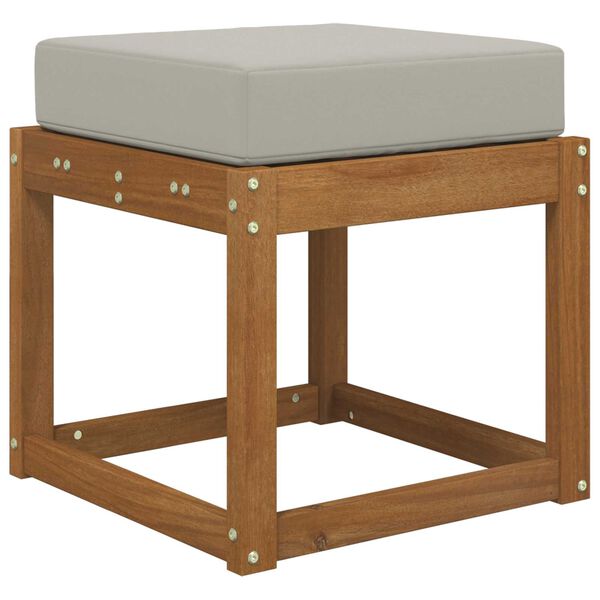 vidaXL Vank&uacute;&scaron; na vonkaj&scaron;ie sedenie Biely 40 x 40 x 8 cm 100% polyester