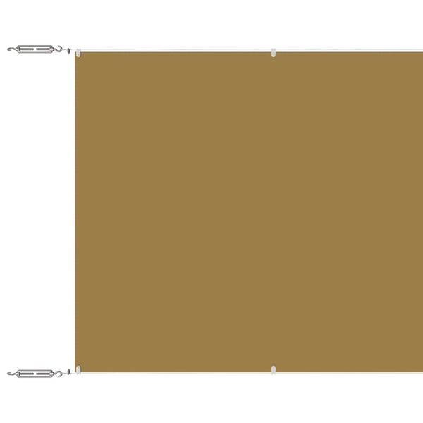 vidaXL Vertik&aacute;lna mark&iacute;za b&eacute;žov&aacute; 60x800 cm oxfordsk&aacute; l&aacute;tka