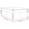 vidaXL Posteľný rám boxspring s matracom krémový 140x200 cm látka