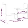 vidaXL Stojan na monitor (39-72)x17x43 cm mas&iacute;vna borovica