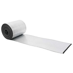vidaxl Obrubn&iacute;k tr&aacute;vnika 10 m x 25 cm Pozinkovan&aacute; oceľ Strieborn&aacute;