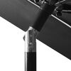 vidaXL 3-stupňový záhradný slnečník, hliníková tyč, antracitový 3 m