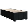 vidaXL Boxspring posteľ s matracom čierna 100x200 cm l&aacute;tka