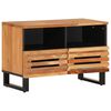 vidaXL TV skrinka 70x34x46 cm, ak&aacute;ciov&yacute; mas&iacute;v
