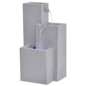 vidaXL Interi&eacute;rov&aacute; font&aacute;na s LED svetlom, polyresin