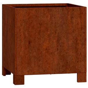 vidaXL Kvetin&aacute;č s nohami hrdzav&yacute; 30x30x30 cm kort&eacute;nov&aacute; oceľ