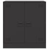 vidaXL Komoda čierna 67x39x73 cm oceľová