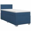 vidaXL Posteľ boxspring s matracom Modr&aacute; 100 x 200 cm L&aacute;tka