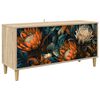 vidaXL TV skrinka LOCHEM 102 x 33 x 50 cm Sonoma Kompozitn&eacute; drevo