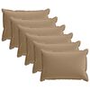 vidaXL Poťah na podložku 6 ks HOUTEN Sivohned&aacute; 50 x 80 cm Polyester