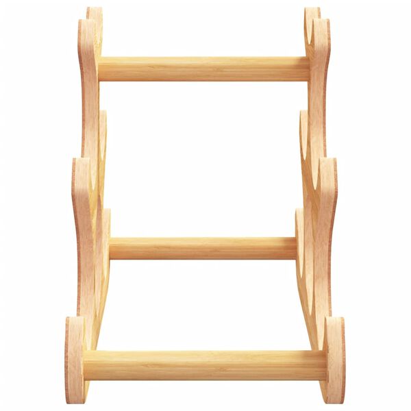 vidaXL Stojan na víno na 6 fliaš 35x18x25,5 cm bambus