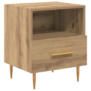 vidaXL Nočn&yacute; stol&iacute;k Hned&aacute; 40 x 35 x 47,5 cm Kompozitn&eacute; drevo