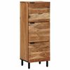 vidaXL Highboard s poličkou Hned&aacute; 40 x 33 x 110 cm Mas&iacute;vne mango drevo
