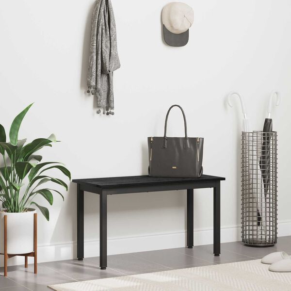 vidaXL lavička Čierny dub 80 x 35 x 45 cm Kompozitn&eacute; drevo