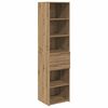vidaXL Highboard Remeseln&yacute; dub 45 x 42,5 x 185 cm Kompozitn&eacute; drevo