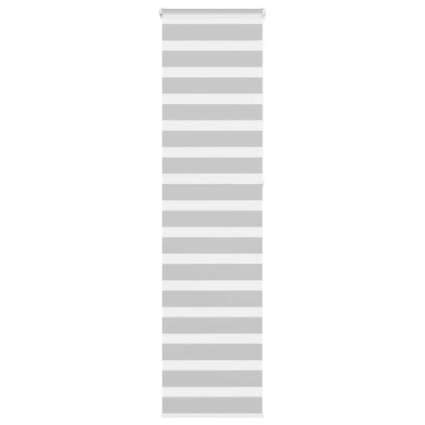 vidaXL Zebra roleta svetlosiv&aacute; 65x230 cm &scaron;&iacute;rka l&aacute;tky 60,9 cm polyester