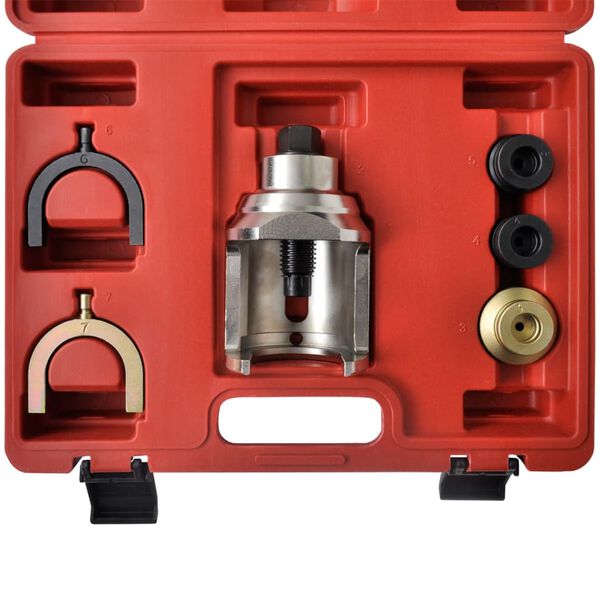 Sada náradia na extrakciu a inštaláciu predného guľového kĺbu pre VW