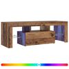 vidaXL TV skrinka s LED star&eacute; drevo 120x36,5x40 cm kompozitn&eacute; drevo