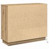 vidaXL LED komoda Remeselný dub 90 x 32 x 75 cm Kompozitné drevo