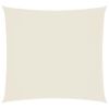 vidaXL Tieniaca plachta, oxfordská látka, štvorec 2x2m, krémová