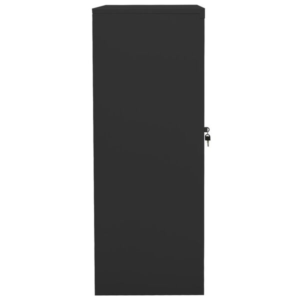 vidaXL Kancel&aacute;rska skriňa antracitov&aacute; 90x40x105 cm oceľov&aacute;