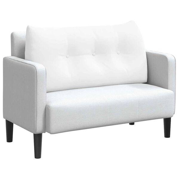 vidaXL Podu&scaron;ka na chrb&aacute;t Biela 100 x 24 x 50 cm l&aacute;tka