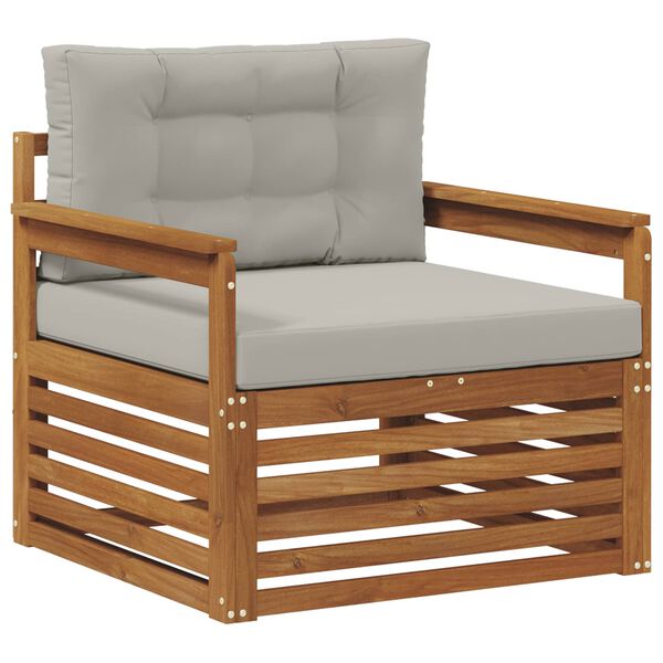 vidaXL Z&aacute;hradn&aacute; s&uacute;prava gaučov Mas&iacute;vne ak&aacute;ciov&eacute; drevo a polyester