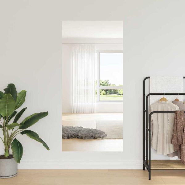 vidaXL Samolepiaca zrkadlov&aacute; f&oacute;lia 90 x 150 cm 2 pcs Strieborn&aacute; PET