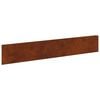 vidaXL Obrubn&iacute;k tr&aacute;vnika 30 pcs 100 x 18 cm Oceľ Hrdzav&yacute;