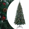 vidaXL Umel&yacute; Skl&aacute;pac&iacute; Vianočn&yacute; Stromček 400 cm 600 LED Tepl&aacute; biela