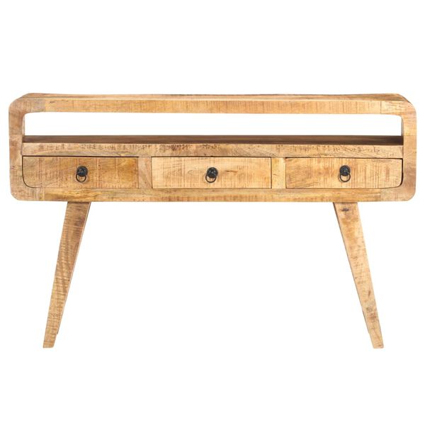 vidaXL Komoda 120x30x75 cm, surov&eacute; mangov&eacute; drevo