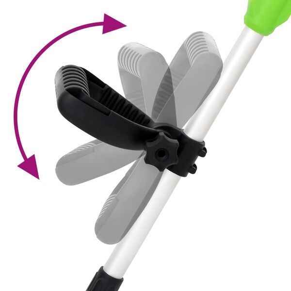 vidaXL Elektrický teleskopický orezávač trávnika 29 cm 550 W