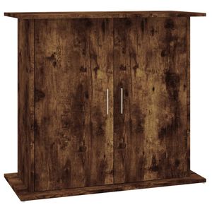 vidaXL Stojan na akv&aacute;rium dymov&yacute; dub 81x36x73 cm kompozitn&eacute; drevo