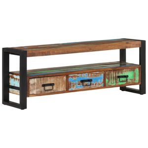 vidaXL TV skrinka 120x30x45 cm mas&iacute;vne recyklovan&eacute; drevo