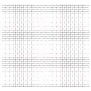 vidaXL Dr&ocirc;ten&yacute; z&aacute;hradn&yacute; plot, nehrdzavej&uacute;ca oceľ 50x50 cm 11x11x2 mm