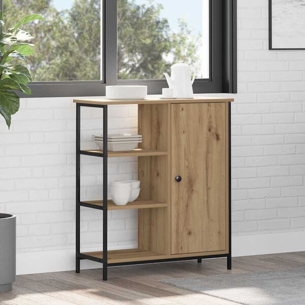 vidaXL Serv&iacute;rovacia skriňa Remeseln&yacute; dub 70 x 30 x 80 cm