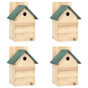 vidaXL Vt&aacute;čie b&uacute;dky 4 ks 23x19x33 cm jedľov&eacute; drevo