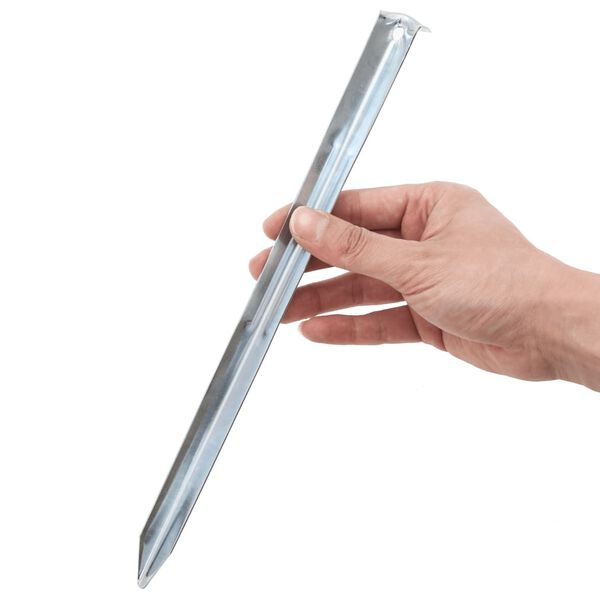 vidaXL Stanov&eacute; kol&iacute;ky 24 ks 30 cm &Oslash;20 mm pozinkovan&aacute; oceľ